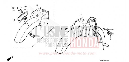 FRONT FENDER PK50P de 1993